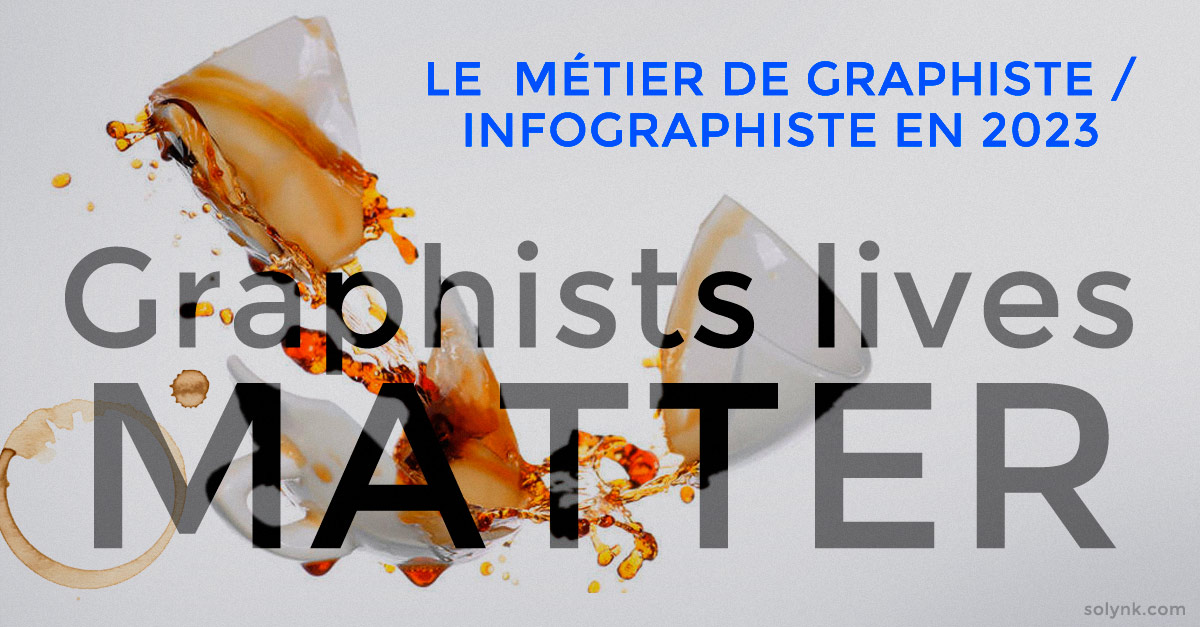 Le métier de graphiste en 2023 - tasse de café brisée